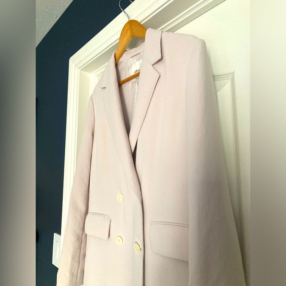Aritzia Wilfred cherelle blazer, vin gris, size S - Picture 6 of 14